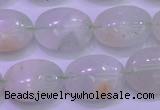 CFL1218 15.5 inches 12*16mm oval green fluorite gemstone beads