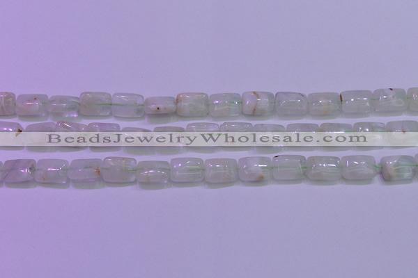 CFL1223 15.5 inches 8*12mm rectangle green fluorite gemstone beads