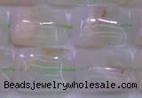 CFL1227 15.5 inches 15*20mm rectangle green fluorite gemstone beads