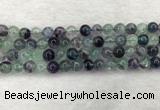 CFL1452 15.5 inches 8mm round fluorite beads wholesale