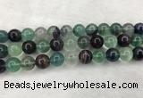 CFL1456 15.5 inches 16mm round fluorite beads wholesale