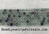 CFL1460 15.5 inches 4mm round A grade fluorite gemstone beads