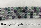 CFL1473 15.5 inches 10mm round AA grade fluorite gemstone beads