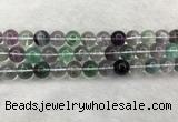 CFL1475 15.5 inches 13mm round AA grade fluorite gemstone beads