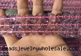 CFL1498 15.5 inches 10mm round purple fluorite gemstone beads