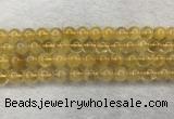 CFL1509 15.5 inches 10mm round yellow fluorite gemstone beads