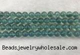 CFL1517 15.5 inches 10mm round blue fluorite gemstone beads