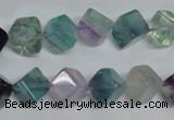 CFL309 15.5 inches 6*6mm cube natural fluorite beads