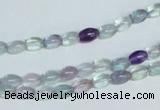 CFL322 15.5 inches 4*8mm rice natural fluorite beads wholesale