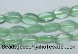 CFL335 15.5 inches 8*12mm oval natural green fluorite beads