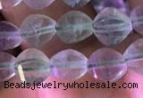 CFL416 15.5 inches 6mm faceted nuggets fluorite gemstone beads