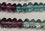 CFL561 15.5 inches 4*6mm rondelle fluorite gemstone beads wholesale