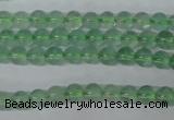 CFL601 15.5 inches 6mm round AB grade green fluorite beads wholesale