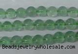 CFL602 15.5 inches 8mm round AB grade green fluorite beads wholesale