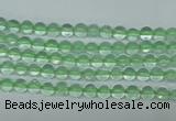 CFL610 15.5 inches 4mm round A grade green fluorite beads wholesale