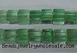 CFL632 15.5 inches 8*8mm cube green fluorite beads wholesale