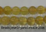 CFL803 15.5 inches 10mm round yellow fluorite gemstone beads