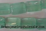 CFL870 15.5 inches 13*18mm rectangle green fluorite gemstone beads