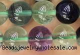 CFL920 15.5 inches 8mm round fluorite gemstone beads