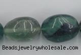 CFL955 15.5 inches 20*26mm nuggets natural fluorite beads wholesale