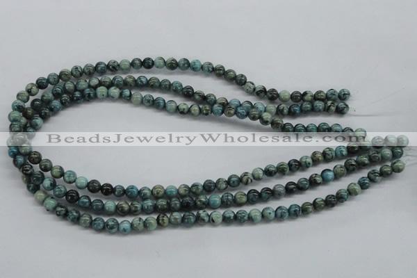 CFS101 15.5 inches 6mm round blue feldspar gemstone beads