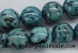 CFS106 15.5 inches 16mm round blue feldspar gemstone beads