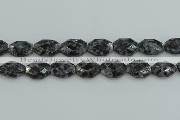 CFS330 15.5 inches 18*25mm faceted freeform feldspar gemstone beads