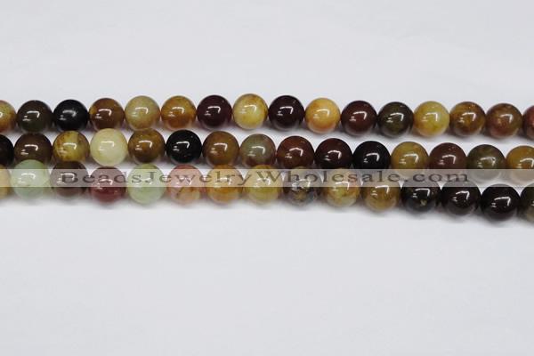 CFW104 15.5 inches 12mm round flower jade gemstone beads