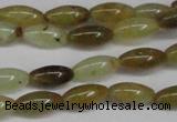 CFW115 15.5 inches 6*13mm rice flower jade gemstone beads