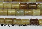 CFW117 15.5 inches 8*10mm bone flower jade gemstone beads