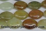 CFW136 15.5 inches 13*18mm marquise flower jade gemstone beads