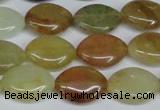 CFW137 15.5 inches 15*20mm marquise flower jade gemstone beads