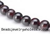 CGA01 8mm round natural garnet gemstone beads Wholesale