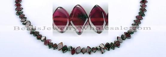 CGA10 15.5 inches 5*7mm marquise garnet gemstone beads Wholesale