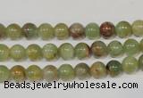 CGA202 15.5 inches 6mm round natural green garnet beads