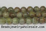 CGA203 15.5 inches 8mm round natural green garnet beads