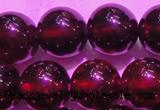 CGA420 15.5 inches 8mm round natural red garnet gemstone beads