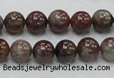 CGA50 15.5 inches 10mm round red green garnet gemstone beads