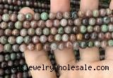 CGA683 15.5 inches 4mm round kashgar garnet beads wholesale