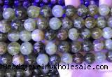 CGA703 15.5 inches 12mm round green garnet beads wholesale