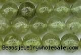 CGA850 15 inches 6mm round green garnet beads