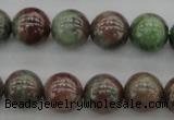 CGA88 15.5 inches 8mm round red green garnet gemstone beads