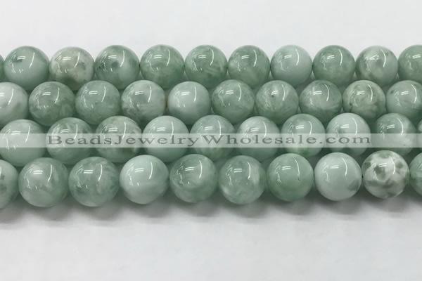 CGA906 15.5 inches 16mm round green angel skin gemstone beads