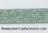 CGA911 15.5 inches 6mm faceted round green angel skin beads wholesale