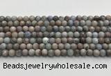 CGA920 15.5 inches 6mm faceted round blue angel skin beads wholesale