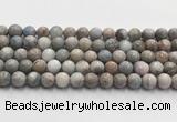 CGA921 15.5 inches 8mm faceted round blue angel skin beads wholesale