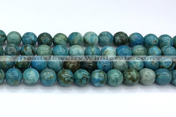 CGA928 15 inches 10mm round blue angel skin beads