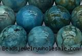 CGA929 15 inches 12mm round blue angel skin beads