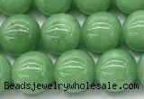 CGA931 15 inches 8mm round green angel skin beads