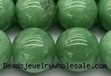 CGA933 15 inches 12mm round green angel skin beads